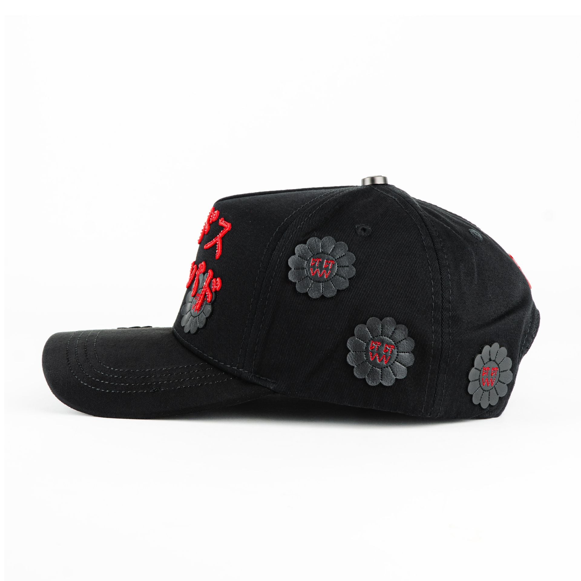 Gorra Barbas Hats CT ORIENTAL TUMBADO BLACK | Snapback Visera Curva