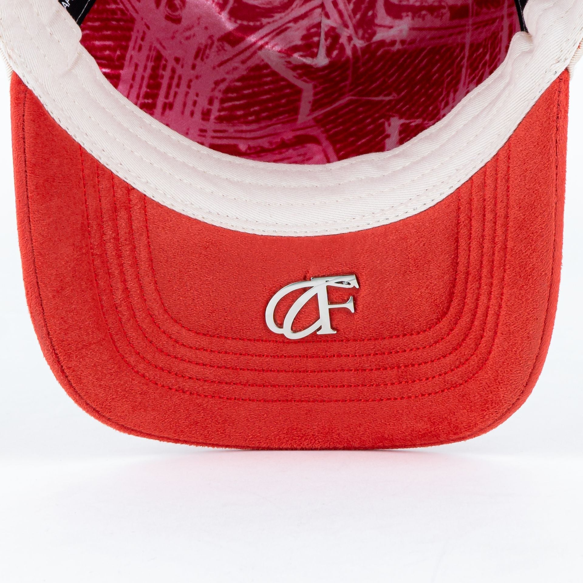 GORRA CAPS FANS SOX BEIGE ROJO